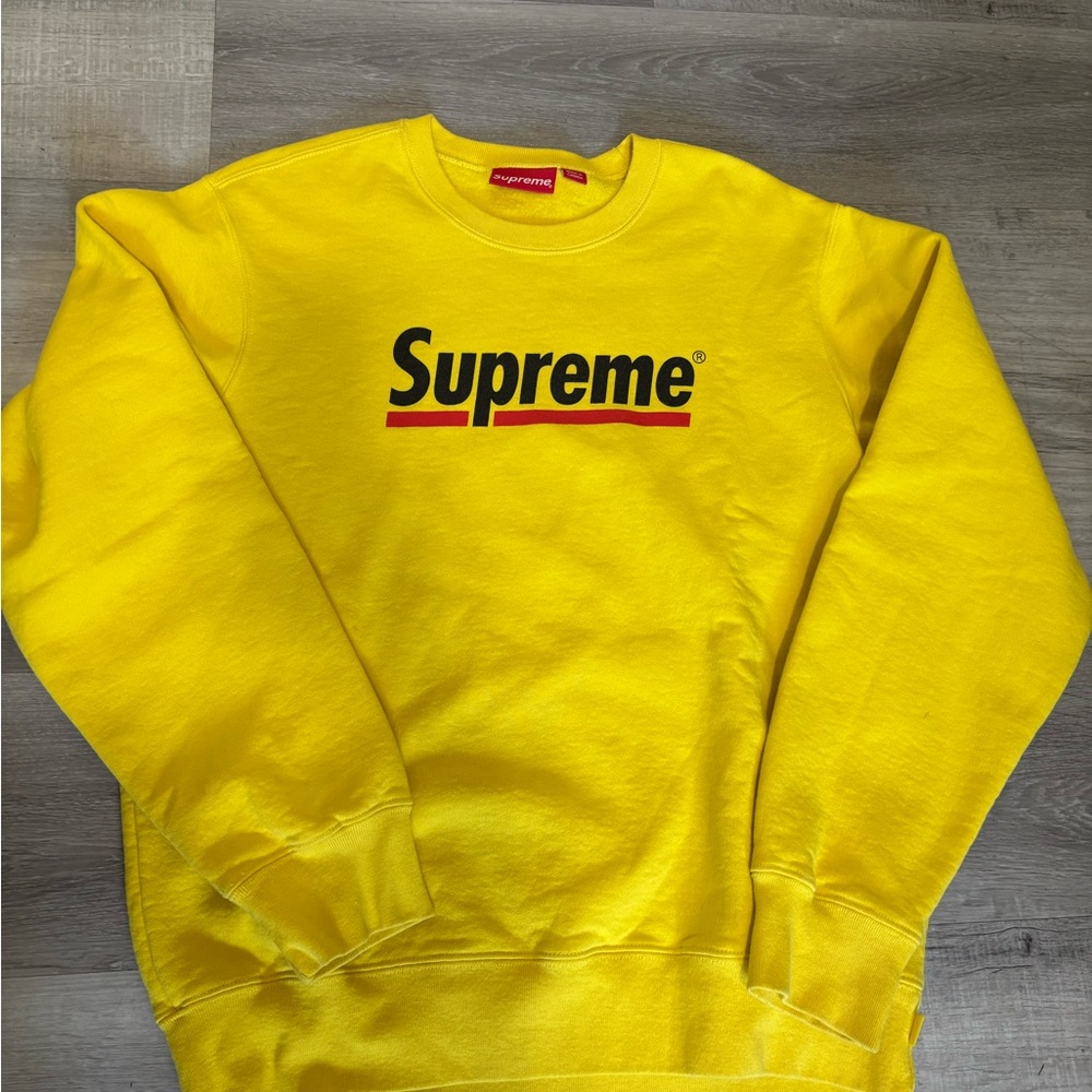 Supreme Yellow Men's Sweater